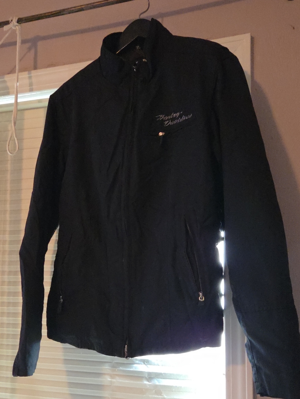 Harley-Davidson Black Utility Jacket with Zip Pockets
